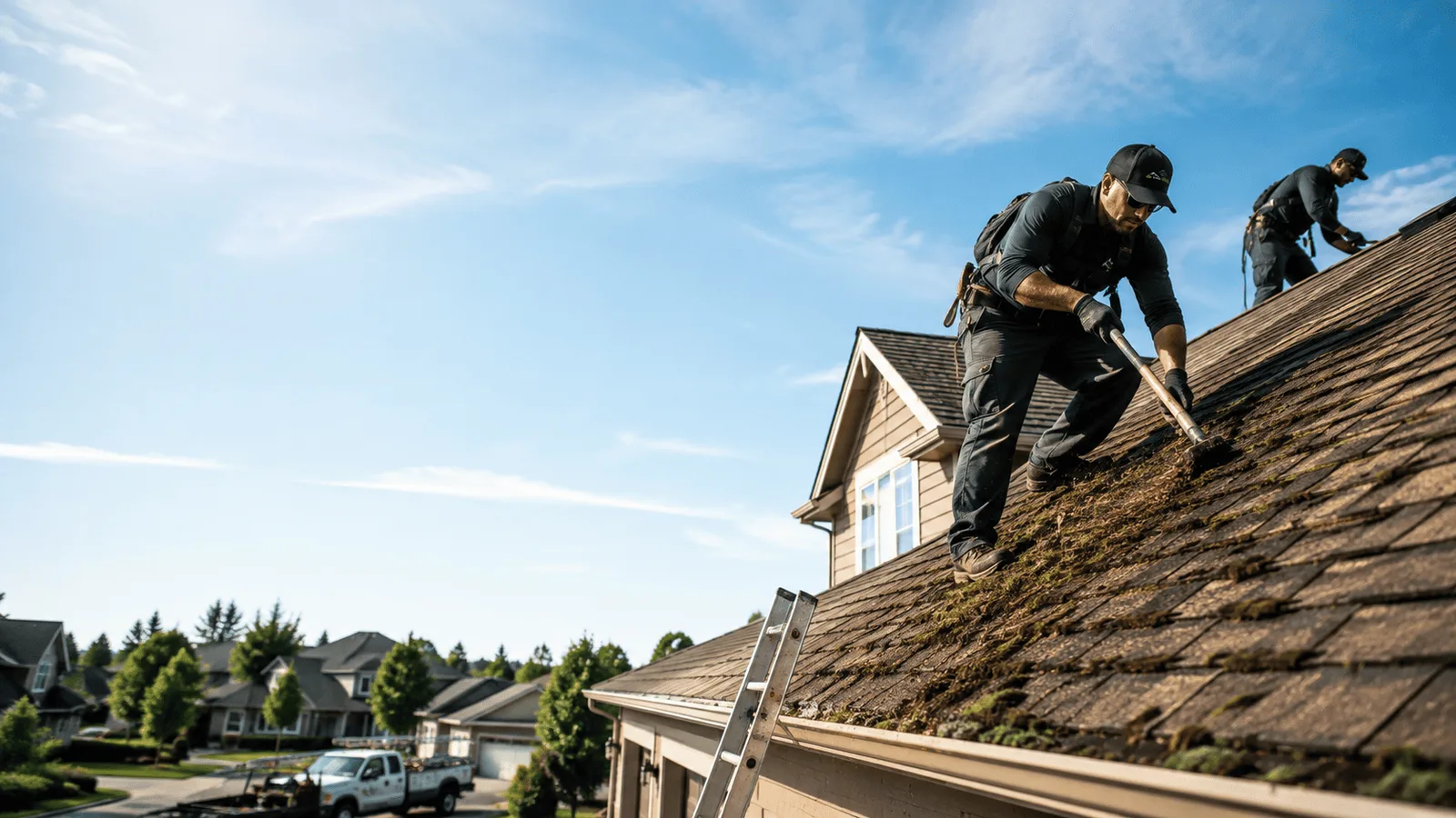 Roof Moss Removal in Columbus, KS near me